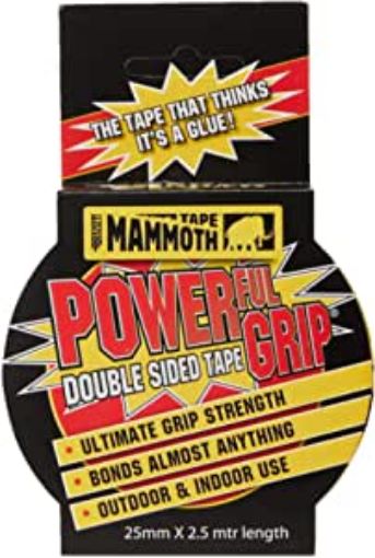 Picture of Everbuild Mammoth Powerful Grip Tape 25mm x 2.5m Pack of 1