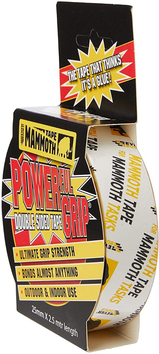 Picture of Everbuild Mammoth Powerful Grip Tape 25mm x 2.5m Pack of 1