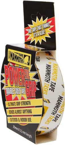 Picture of Everbuild Mammoth Powerful Grip Tape 12mm x 2.5 metre Pack of 1