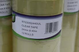 Picture of Ultratape 24mm x 40m Clear Sticky Tape Pack of 36 Rolls.