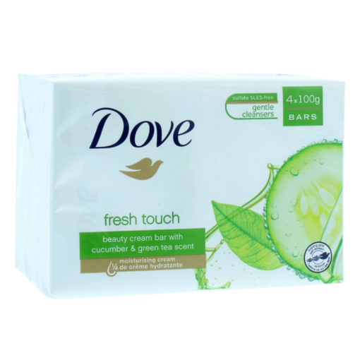 Picture of Dove Fresh Touch Beauty Cream Soap Bar 100g   